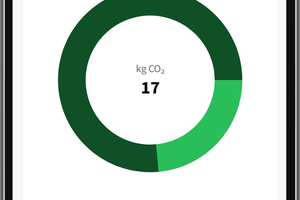  Die CO2-Bilanz ist eine der Funktionen zur Überwachung des Energieverbrauchs in der neuen Minol App 