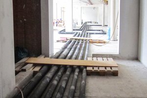  In diesen Rohren verbirgt sich die neue und moderne Gebäudetechnik 