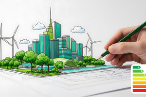  Städte und Gemeinden müssen für Bestandgebäude gemäß Gebäudeenergiegesetz und Wärmeplanungsgesetz eine kommunale Wärmeplanung vorlegen, um ihre Wärmeversorgung systematisch auf Klimaneutralität und Versorgungssicherheit auszurichten 