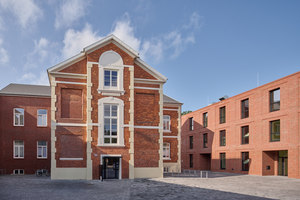  Das frühere Stadtkrankenhaus wurde um sechs Neubauten ergänzt 