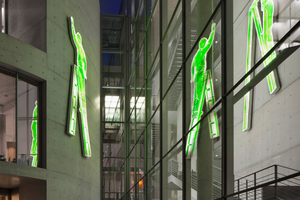  Berlin, Deutscher Bundestag / Marie-Elisabeth-Lüders-Haus;Neo Rauch, Mann auf der Leiter, 2001 