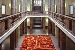  Berlin, Bundesministerium der Verteidigung, Via Lewandowsky, Roter Teppich, 2002 