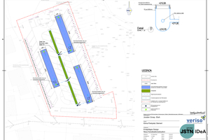  Dank der integrierten wasserspeichernden Flächen mit Blähglasschotter, wird der Parkplatz nach der Fertigstellung bis zu 160.000 Liter Regen zwischenspeichern können 