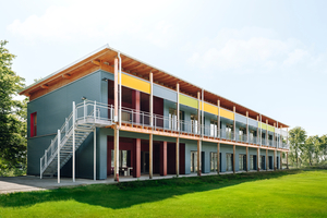  2020 setzte man beim zunächst eingeschossigen Neubau der Mittagsbetreuung der Karl-Lederer-Grundschule auf das modulare Baukonzept mit vorgefertigten Raummodulen 