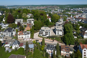  Zurückhaltend und mit Respekt gegenüber der Vergangenheit gliedert der Wohnpark sich in den Kontext ein 