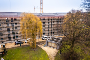  Schon jetzt zu erkennen: Die Photovoltaik auf den Dächern soll am Ende einen Belegungsgrad von 60 % erriechen 