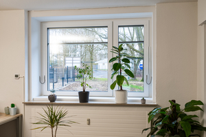  Statt der sonst üblichen Wärmepumpe sorgen die Fenster für Wohlfühltemperaturen 
