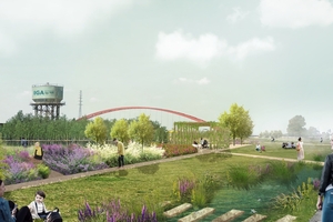 Weiterentwicklung des RheinParks für die IGA von wbp_ Landschaftsarchitekten, auch als vermittelnde Fläche zum Quartier RheinOrt 