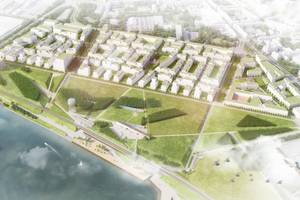  ...erster Schritt zu dieser Entwicklung war bereits die Anlage des RheinParks zum Fluss, die auch für die IGA genutzt wird 
