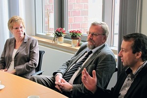  Zum 1. Januar kommenden Jahres soll der ­49‑Jährige Holger Westphal (rechts) mit in das Vorstands-team einsteigen, als späterer Nachfolger von Vorstandsmitglied Klaus Weise, der langsam seinen Ruhestand plant.<br /> 