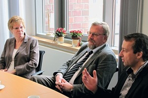  Zum 1. Januar kommenden Jahres soll der ­49‑Jährige Holger Westphal (rechts) mit in das Vorstands-team einsteigen, als späterer Nachfolger von Vorstandsmitglied Klaus Weise, der langsam seinen Ruhestand plant. 