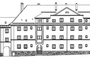  Bild 2: Aufmaß einer Nordwest-Fassade (Safferlingstr. 15-17) 