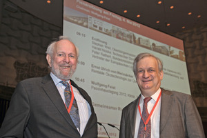  Ernst Ulrich von Weizsäcker und Wolfgang Feist bei der Eröffnung der 16. Internationalen Passivhaustagung 