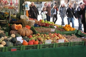  Leben in der Stadt: Viktualienmarkt in München 