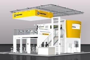  Der Hautau-Messestand auf der BAU 2015 