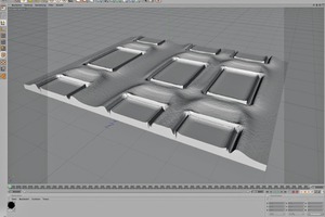  Das daraus abgeleitete dreidimensionale Computermodell dient als Vorlage für die Modulation von Dämmelementen 