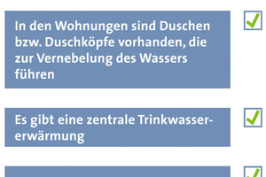  Sind diese Kriterien erfüllt, muss die Trinkwasseranlage der betreffenden Wohnimmobilie untersucht werden 