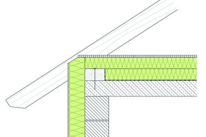  Nach KfW (Kreditanstalt für Wiederaufbau) förderbare Dach­boden­däm­mung mit einem U-Wert von 0,15 W/m²K 