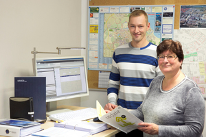  Susanne Knuth und Torsten Schöpa sind für die Betriebs- und Heizkostenabrechnungen in der WGG zuständig 