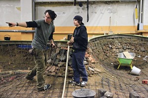  Bau des Indoor-Bowl der Kesselschmiede in Kassel, einem Modellvorhaben von „Jugend belebt Leerstand“ 