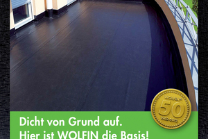  Die Broschüre „Dicht von Grund auf. Hier ist WOLFIN die Basis!“ 