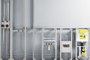  In Objekten mit zu erwartenden Nutzungsunterbrechungen empfiehlt sich die Installation einer Spülstation mit Funktion Hygiene+, um jederzeit  den notwendigen Wasserwechsel dokumentierbar sicherzustellen 