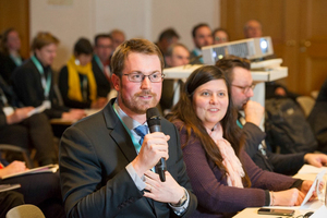  Cédric Delahais und Lauranne Marcel vom französischen Forschungsinstitut Cerema 