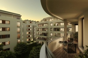  Die Wohnanlage Leo 250 vereint anspruchsvolle Architektur mit hoher Energieeffizienz und Wohnkomfort 