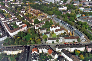  Die BASF hat das Brunckviertel in Ludwighafen (hier eine Luftaufnahme) zwölf Jahre nach der Sanierung einer eingehenden Studie unterzogen 