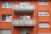  Innerhalb von nur zwei Tagen wurden die sechs Balkontürme am Mehrfamilienhaus in Bochum errichtet, nach insgesamt vier Tagen waren alle begleitenden Maßnahmen vollständig abgeschlossen 