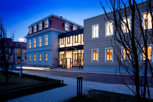  Das alte Winterpalais in Gotha wurde zu einer modernen Bibliothek umgebaut und mit innovativer Gebäudetechnik ausgestattet 