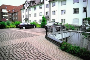  Neben der „klassischen Begrünung“ lassen sich auch Zufahrten und Parkplätze im System auf Tiefgaragendecken anlegen... 