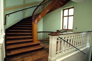  Nach den Sanierungsarbeiten: Die Treppenanlage nach den Baumaßnahmen<br /> 