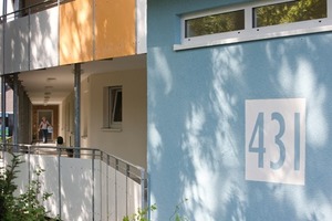  Jede der 2- bis 4-Zmmer-Wohnungen ist über einen Laubengang erreichbar 