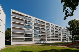  In der Augsburger Grüntenstraße wurden Gebäude mit der TES EnergyFacade saniert (Architekt: lattkearchitekten) 