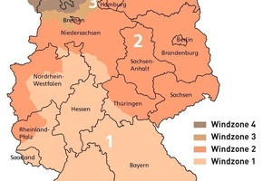  Windzonen in Deutschland 