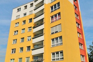  Das Gebäude in der Aggerstraße in Bochum wurde modernisiert. Es wurden neue Aufzüge eingebaut und die Zugänge barrierefrei gestaltet  