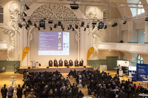  Knapp 300 Teilnehmer diskutierten in Leipzig zu den wichtigsten Themen des Jahres 2017.  