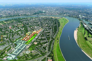  BelsenPark Oberkassel: Blick von Südost nach Nordwest 