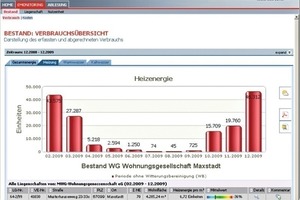  Der Service eMonitoring im Online-Portal „Minol direct“ vergleicht zum Beispiel die Verbrauchswerte der Liegenschaften mit dem Gebäude- oder Bestandsdurchschnitt. Eine ungewöhnliche Entwicklung wird für den Verwalter zeitnah sichtbar 