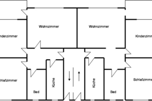  Solinger Pilotprojekt: In einem „Doppelspänner“ wurde der Energieverbrauch in Wohnungen mit identischen Grundrissen verglichen 