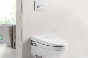  Unkomplizierte Intimhygiene: Dusch-WCs wie Geberit AquaClean 8000plus reinigen berührungslos. Ihre Installation setzt einen Stromanschluss voraus 