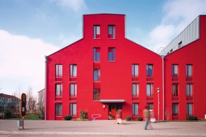  Eine markante Adresse: Der italienische Architekt Sergio Pascolo entwarf für die Städtische Wohnungsbaugesellschaft mbH interessante Zeilen mit attraktiven Mehrfamilienhäusern<br /> 