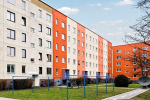 Architektonische Visitenkarte: Durch die markante Fassa­dengestaltung hat das Kreuzstraßenviertel in Leipzig ein neues Gesicht erhalten<br /> 