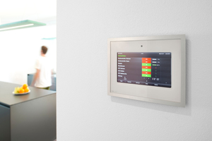  Ein KNX System verknüpft alle Komponenten der Elektroinstallation. Bedient wird bspw. am zentralen Control 9 Client 