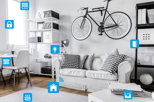  Das Smart Home vernetzt im häuslichen Alltag einzelne Komponenten miteinander und sorgt für hohen Wohnkomfort 