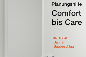  Mit der Planungshilfe im praktischen Taschenformat wird die barrierefreie Badplanung  nach DIN 18040 ganz einfach. Erhältlich ist sie unter hewi.de/broschueren 