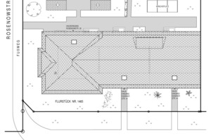  Lageplan des Wohnhauses Essener Straße Ecke Rosenowstraße 