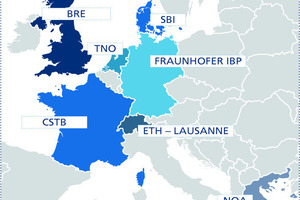  Forschungseinrichtungen aus sieben europäischen Ländern entwickelten epiqr®. Der deutsche Partner war das Fraunhofer-Institut für Bauhysik  