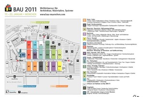  Geländeplan der BAU 2011 